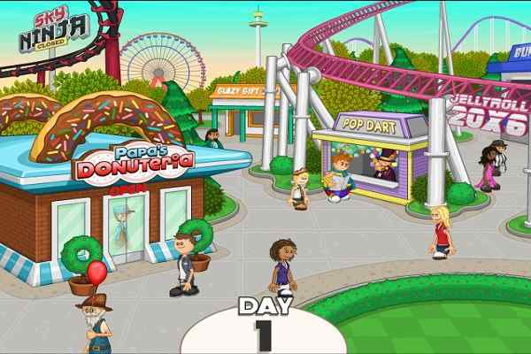 Play Online Papa's Donuterias Game