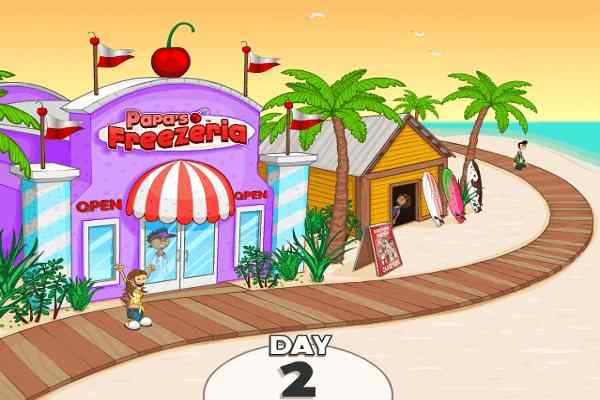 Play Online Papa's Freezeria Game