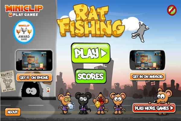 Play Online Rat Fishing Game