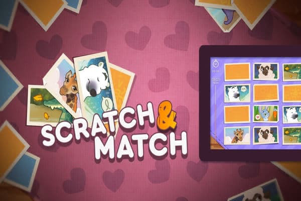Scratch Match Animals