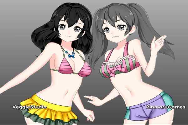 Play Online Anime Summer Twins Game
